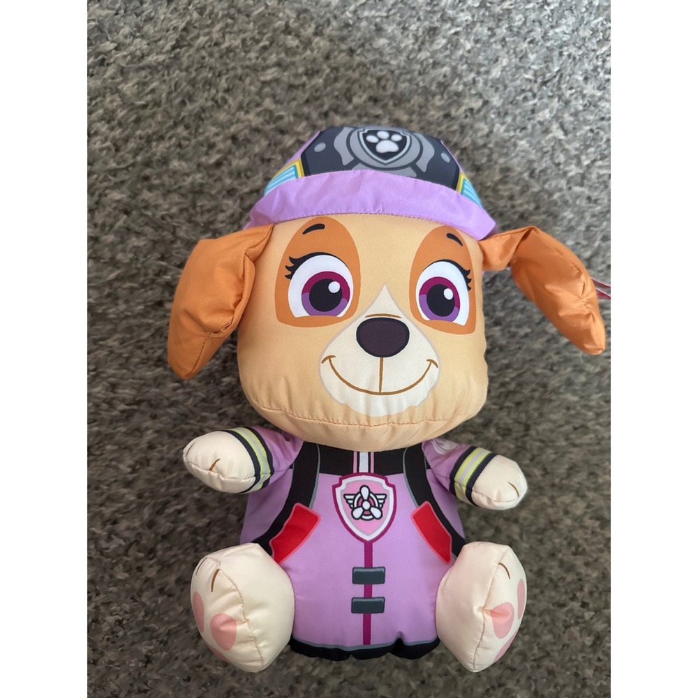 Paw Patrol Skye Swisheez Fire Rescue Plush Pink Purple Stuffed Animal Toy NWT